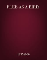 Flee As A Bird SATB choral sheet music cover